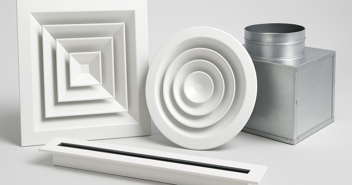Air Diffuser Selection Guide: How to Size HVAC Diffusers by CFM, Throw and NC