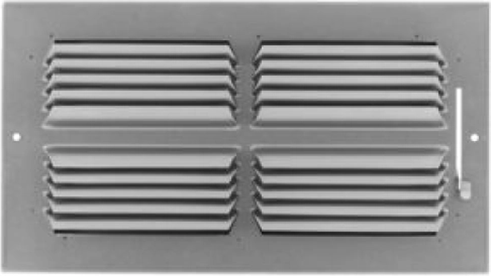 Steel/Aluminum Curved-Blade, 1-way Register, MS damper