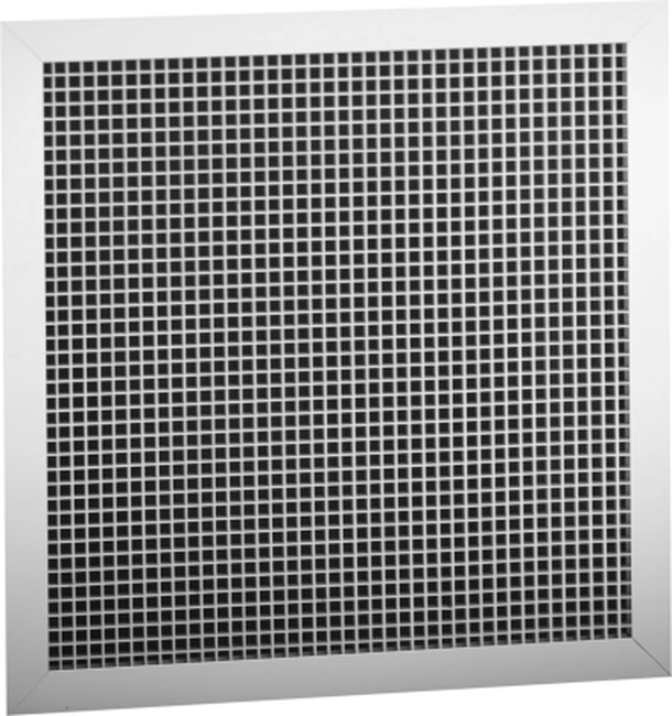 Aluminum Eggcrate Return Air Grille with OBD damper