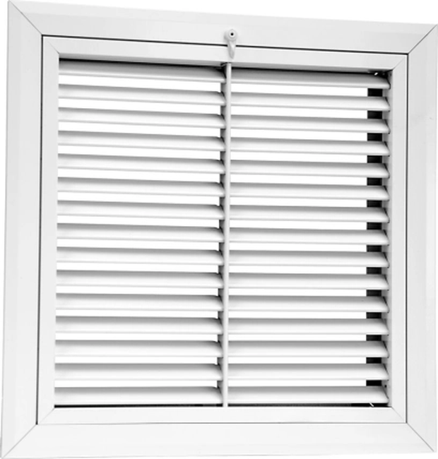 Aluminum Filter Grille, 45-degree Fixed Blade