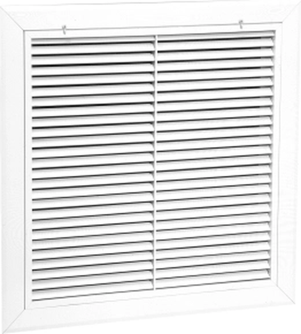 Aluminum Fixed Bar Return Air Filter Grille, 45-deg...