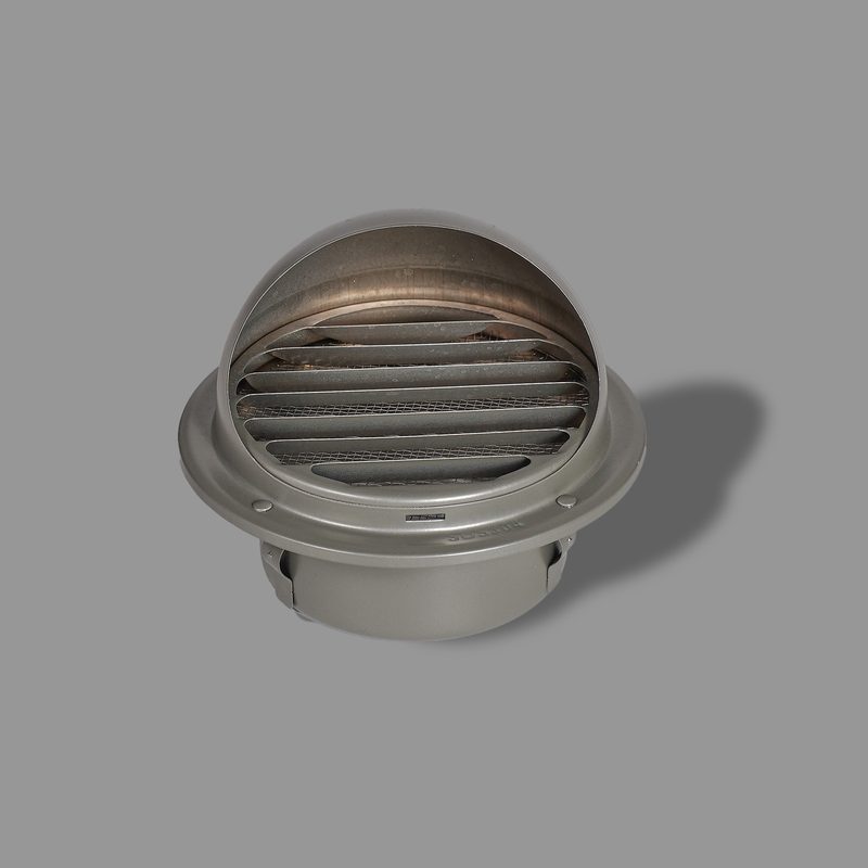 Iron Round Grille, Beige